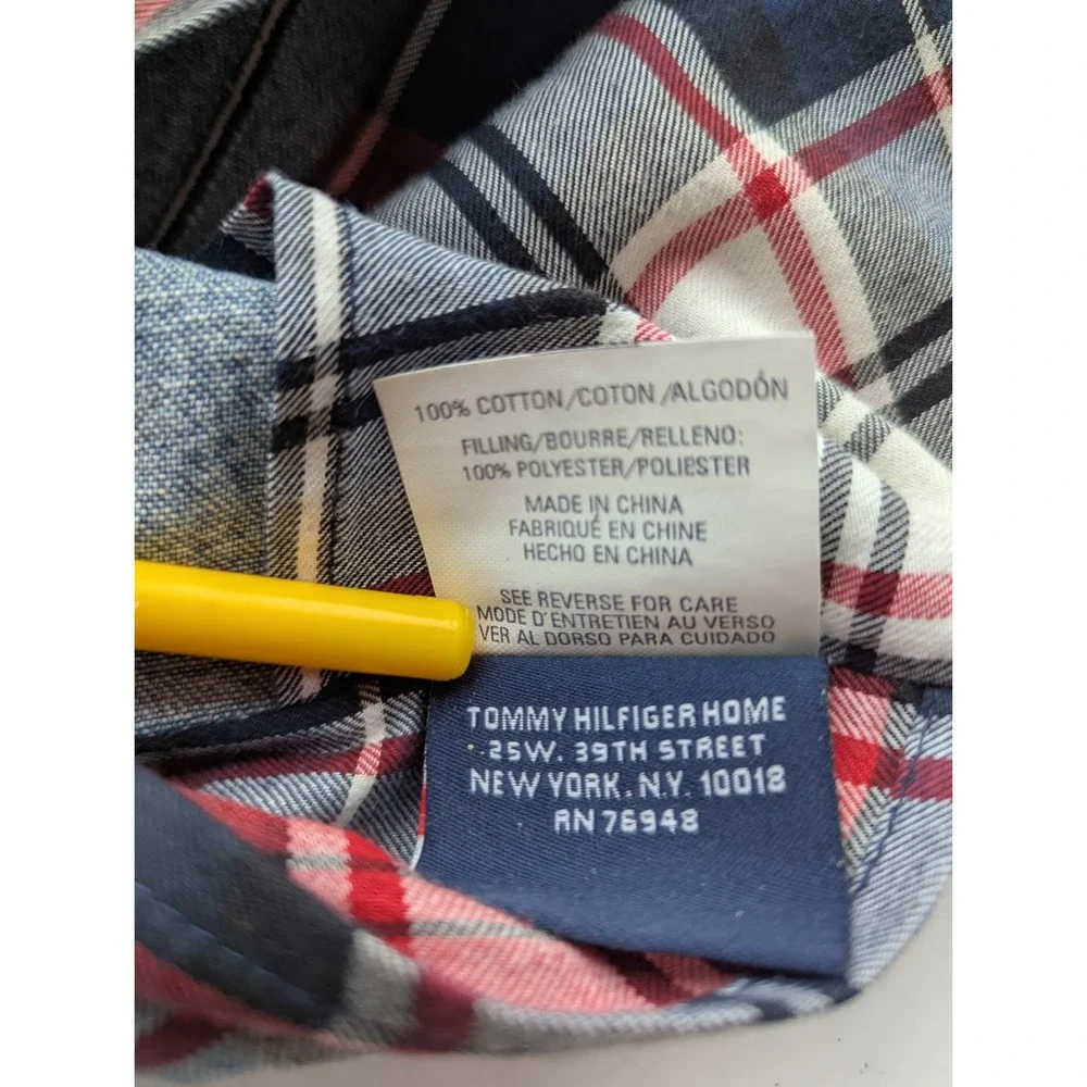 Tommy Hilfiger Pillow Sham Case 14" x 14" 100% Cotton - Picture 3 of 6